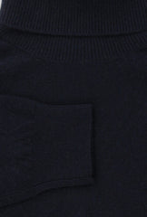 Ballantyne Dark Blue Cashmere Turtleneck Sweater - (BA314241) - Parent