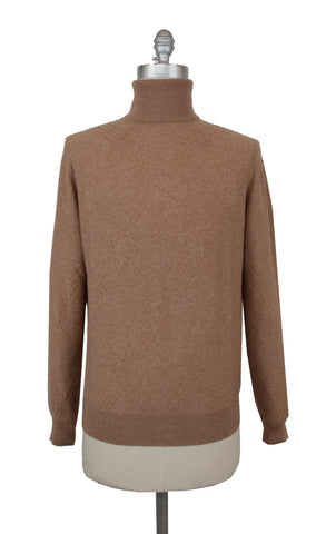 Ballantyne Light Brown Turtleneck Sweater