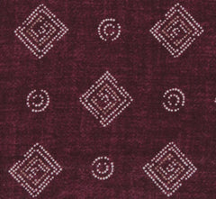 Brunello Cucinelli Burgundy Red Silk Pocket Square (BC103234)