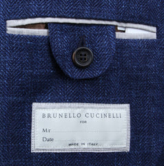 Brunello Cucinelli Midnight Navy Blue Jacket - (BC126222) - Parent