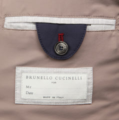 Brunello Cucinelli Navy Blue Silk Solid Jacket Vest - (BC32222) - Parent