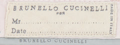 Brunello Cucinelli Beige Solid Cotton Pants - (BC919232) - Parent