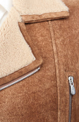 Brunello Cucinelli Brown Suede Solid - (BC126221) - Parent