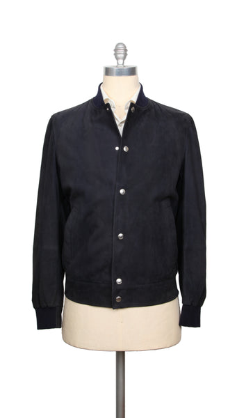 Brunello Cucinelli Midnight Navy Blue Jacket - (BC0108226) - Parent