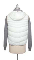 Brunello Cucinelli White Nylon Solid Jacket Vest - (BC1026232) - Parent