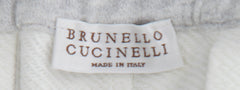 Brunello Cucinelli White Solid Sweatpants - (BC829232) - Parent