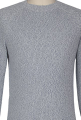 Brunello Cucinelli Blue Cotton Crewneck Sweater - (BC814234) - Parent