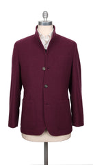 Brunello Cucinelli Burgundy Jacket - (BC0108223) - Parent