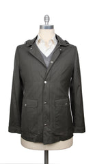 Brunello Cucinelli Gray Wool Blend Solid Jacket - (BC21220229) - Parent