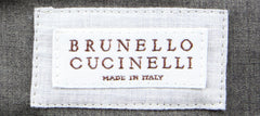 Brunello Cucinelli Gray Wool Blend Solid Jacket - (BC21220229) - Parent