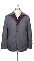 Brunello Cucinelli Burgundy Red Solid Jacket - (BC212202213) - Parent