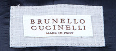 Brunello Cucinelli Midnight Navy Blue Solid Jacket - (BC212202210) - Parent