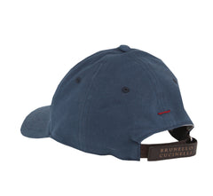$595 Brunello Cucinelli Blue Solid Cotton Baseball Cap - (BC823251) - Parent