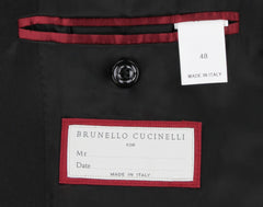 Brunello Cucinelli Black Wool Blend Tuxedo - (BC525232) - Parent
