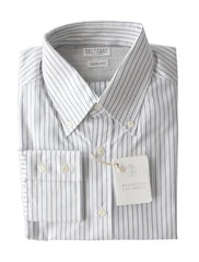 Brunello Cucinelli White Shirt - Slim - M US/M EU - (BC126238)