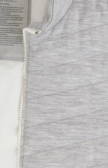 Brunello Cucinelli Light Gray Melange Jacket Vest - (BC1026239) - Parent