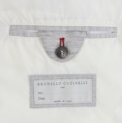 Brunello Cucinelli Light Gray Melange Jacket Vest - (BC1026239) - Parent