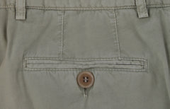 $595 Brunello Cucinelli Light Green Cotton Pants - Slim - (BC121262) - Parent