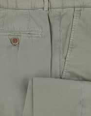 $595 Brunello Cucinelli Light Green Cotton Pants - Slim - (BC1016256) - Parent