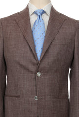 Barba Napoli Light Brown Wool Blend Solid Suit - (BN32228) - Parent