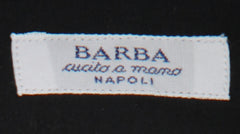 Barba Napoli Black Solid Cotton Shirt - Slim - (BN919233) - Parent