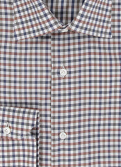 Barba Napoli Brown Check Cotton Shirt - Slim - (BN9122312) - Parent