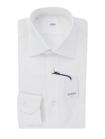 Barba Napoli White Shirt - Slim