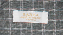 Barba Napoli Olive Green Plaid Shirt - Slim - (BN330239) - Parent