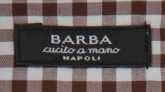 Barba Napoli Brown Micro-Check Shirt - Extra Slim - (BN9122315) - Parent