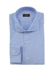 Barba Napoli Light Blue Solid Shirt - Extra Slim - 15/38 - (BN45237)