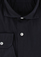 $375 Barba Napoli Dark Blue Cotton Shirt - Extra Slim - (BN9162512) - Parent
