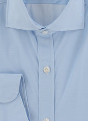 $375 Barba Napoli Light Blue Shirt - Extra Slim - (BN9162510) - Parent