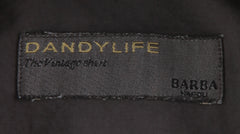 $375 Barba Napoli Gray Solid Cotton Shirt - Extra Slim - (BN916257) - Parent
