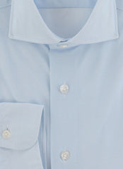$375 Barba Napoli Light Blue Shirt - Extra Slim - (BN9162511) - Parent