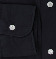 $375 Barba Napoli Dark Blue Solid Shirt - Extra Slim - (BN916254) - Parent