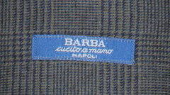 Barba Napoli Gray Plaid Shirt - Extra Slim - (BN330234) - Parent