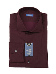 Barba Napoli Burgundy Red Shirt - Extra Slim - (BN330232) - Parent