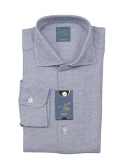 Barba Napoli Light Blue Cotton Shirt - Extra Slim - 16/41 - (BN11122214)
