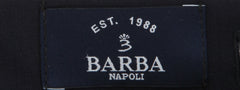 $450 Barba Napoli Midnight Navy Blue Wool Blend Pants - Slim - (BN63264) - Parent