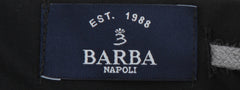 $450 Barba Napoli Black Solid Wool Blend Pants - Slim - (BN63267) - Parent