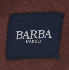 $1200 Barba Napoli Brown Linen Plaid Sportcoat - (BN57251) - Parent