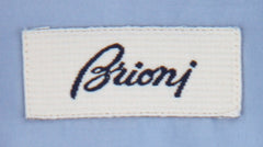 $925 Brioni Light Blue Solid Cotton Shirt - Slim - (BR821253) - Parent