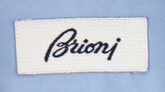$925 Brioni Light Blue Solid Cotton Shirt - Slim - (BR8212510) - Parent