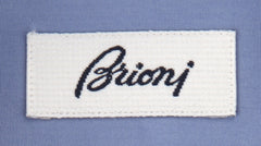 $925 Brioni Light Blue Solid Cotton Shirt - Slim - (BR821254) - Parent