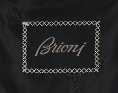 $8700 Brioni Dark Brown Wool Blend Plaid Suit - (BR24261) - Parent