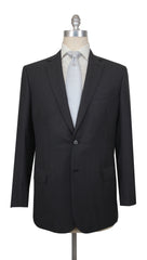 $6900 Brioni Dark Gray Wool Solid Suit - 52/62 - (BR572512)