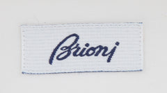 $550 Brioni White Solid Cotton Shirt - Slim - (BR55264) - Parent