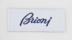 $550 Brioni White Solid Cotton Shirt - Slim - (BR552623) - Parent