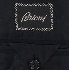 $8700 Brioni Dark Blue Cashmere Solid Sportcoat - (BR57257) - Parent