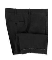 $7500 Brioni Dark Gray Cashmere Striped Suit - (BR712254) - Parent